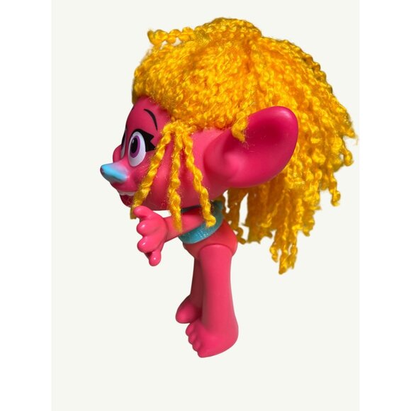 Hasbro Trolls Poppy Figure With Yellow Hair & Headphones - Picture 10 of 12